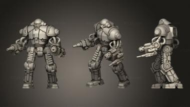 Military figurines SD Droid 3d model